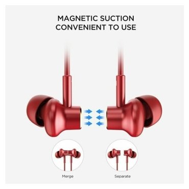 Гарнитура HTC HS01 True Wireless Headset Basic Bluetooth вкладыши красный 5380₽