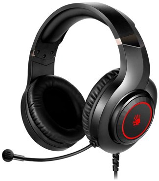 Гарнитура игровая A4Tech Bloody G200 черныйкрасный g200 aux35-4pin usb фото 2 1999₽