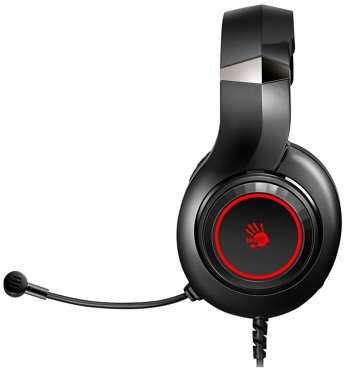 Гарнитура игровая A4Tech Bloody G200 черныйкрасный g200 aux35-4pin usb фото 3 1999₽