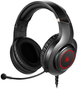 Гарнитура игровая A4Tech Bloody G200 черныйкрасный g200 aux35-4pin usb 1999₽