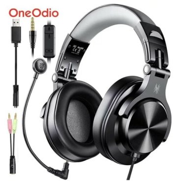 Игровые наушники гарнитура OneOdio A71D компьютер ПК и Смартфон USB звуковая карта 35 Jack шумоподавление гибкий микрофон 1290₽