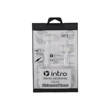 Проводные наушники Intro RX630 белый 525₽
