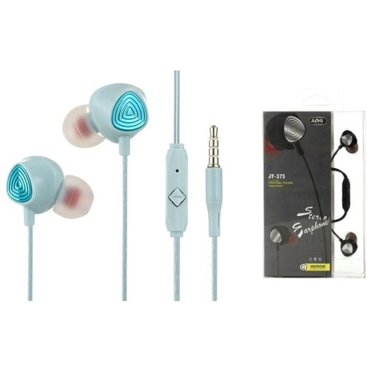 JIAYU JY-375 Голубые наушники вакуум - гарнитура 335₽