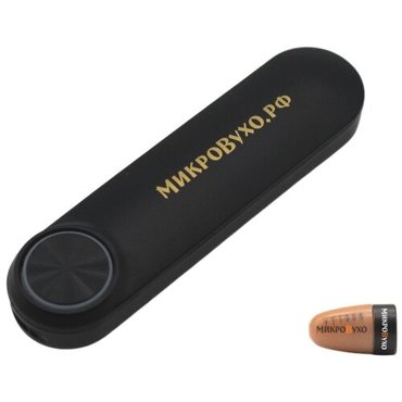 Капсульный микронаушник К5 6 мм и гарнитура Bluetooth Box Standard со встроенным микрофоном кнопкой ответа и перезвона 8307₽