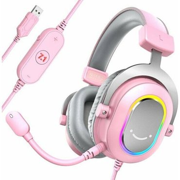 Компьютерная гарнитура Fifine H6 розовый 3990₽