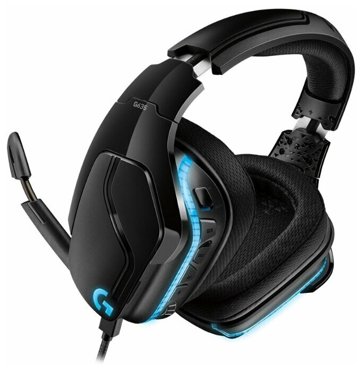 Проводные наушники Logitech G G635 LIGHTSYNC черный фото 3 21677₽