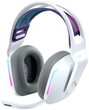 Беспроводные наушники Logitech G G733 LightSpeed white фото 2 12999₽