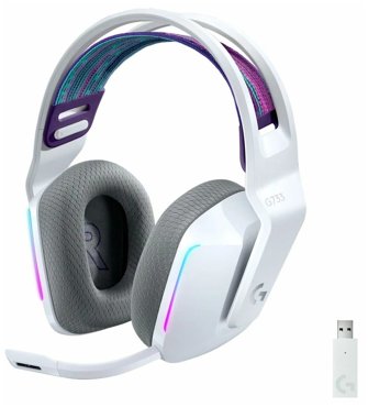 Беспроводные наушники Logitech G G733 LightSpeed white 12999₽