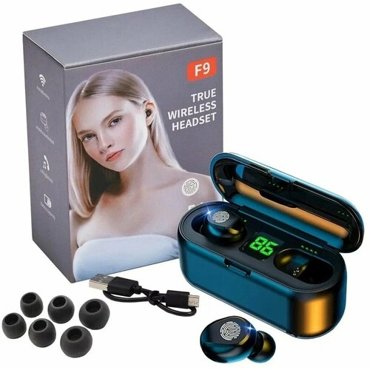 Наушники беспроводные блютуз гарнитура наушники True Wireless Headset F9 604₽
