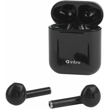 Наушники беспроводные Intro HSW790 bluetooth с зарядным боксом вкладыши черные 1шт 1087₽