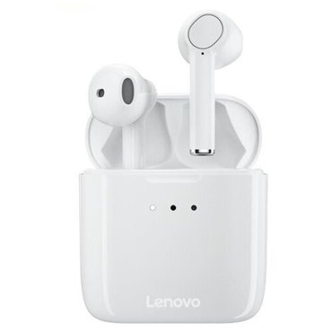Наушники беспроводные Lenovo Earbuds QT83 белый 1710₽