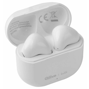 Наушники беспроводные Qilive Selecline TWS 1232 с функцией Bluetooth белые 1225₽