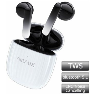 Наушники беспроводные TWS AirAux AA-UM13 Bluetooth V51 с шумоподавлением ENC IPX4 - Черные 4313₽