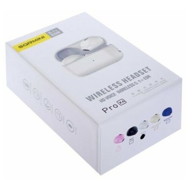 Наушники беспроводные W-20 вкладыши сенсорные Pro X6 350 мАч BT 51 белые 7348402 1904₽