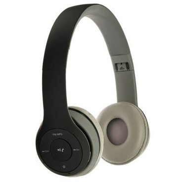 Наушники Blast BAH-820 BT беспроводные полноразмерные микрофон BT v40 250 мАч серые 2226₽