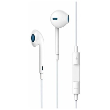 Проводные наушники Devia Smart Earpods белый 616₽