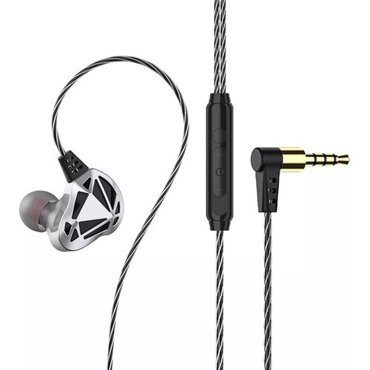 Наушники Hi-Fi проводные спортивные QKZ AK7 Белые 1082₽