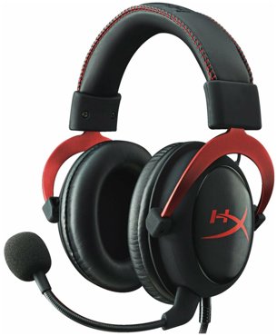 HyperX Наушники проводные с микрофоном 35 мм черный красный фото 2 8990₽