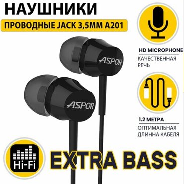 Наушники Jack 35 EXTRA BASS Гарнитура для IOS и Android Наушники проводные с Микрофоном 1890₽