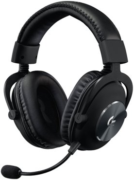 Проводные наушники Logitech G PRO Gaming Headset черный 11950₽