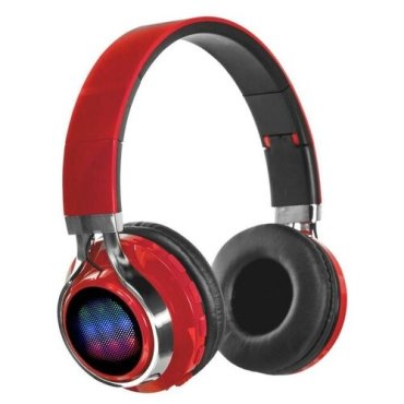 Наушники LuazON RX-1 беспроводные накладные BT 42 250 мАч LED FM microSD красные 2040₽