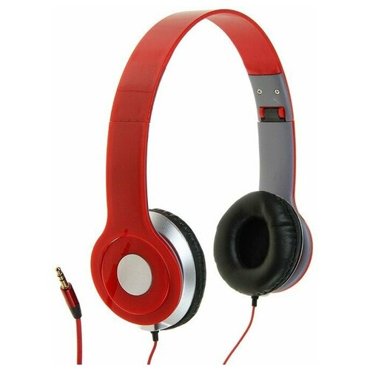 Наушники LuazON RX-11 накладные складные красные 1562₽