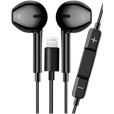 Наушники Проводные для iPhone GQbox Разъем Lightning для Apple iPhone 7 8 X 11 12 13 TOP Качество и Звук 386₽