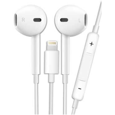 Наушники Проводные для iPhone GQbox Разъем Lightning для Apple iPhone 7 8 X 11 12 13 TOP Качество и Звук 429₽