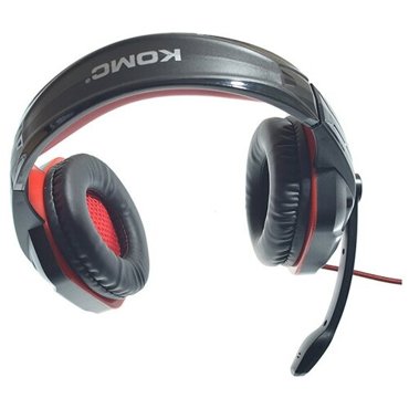 Наушники проводные KOMC G311 GAME головные черно-красный 2120₽