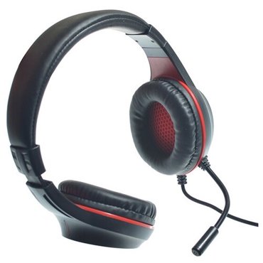 Наушники проводные KOMC G314 GAME головные черно-красный 1825₽