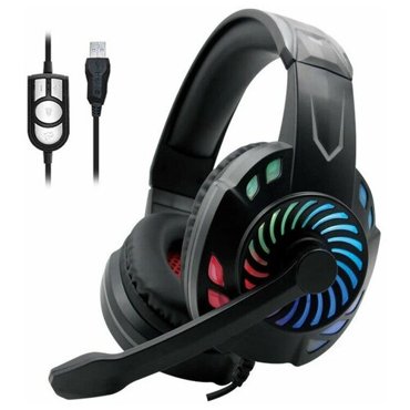 Наушники проводные KOMC KM666 GAME головные черный 2340₽