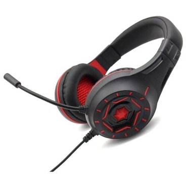 Наушники проводные KOMC S90 GAME головные черно-красный 1345₽