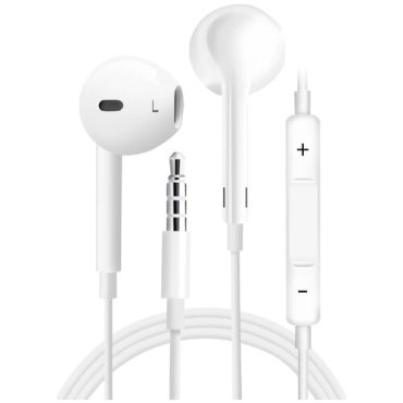 Наушники GQbox Наушники проводные Проводные Jack 35 Наушники для Apple iPhone и Android Для телефона Белые 637₽