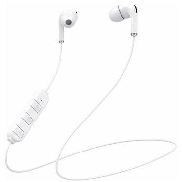 Наушники QUB BTE-001 White Bluetooth 50 цвет белый беспроводные 1 шт 845₽