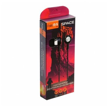 Наушники внутриканальные FaisON Q9 SPACE кабель 12м чёрный 265₽