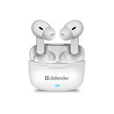 Наушники с микрофоном гарнитура DEFENDER TWINS 903 Bluetooth беспроводные белые 63903 2199₽