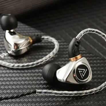 Наушники-вкладыши QKZ Hi-Fi SK-10 гарнитура для телефона с микрофоном 1780₽