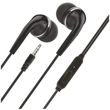 Наушники внутриканальные FaisON FS-HP-853 Classic микрофон кнопка ответа кабель 12м цвет чёрный 467₽