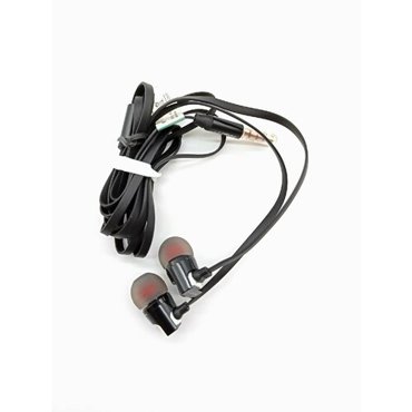 Наушники внутриканальные проводные Ansty BASS SOUND Е-006 оригинальные с микрофоном черный 650₽