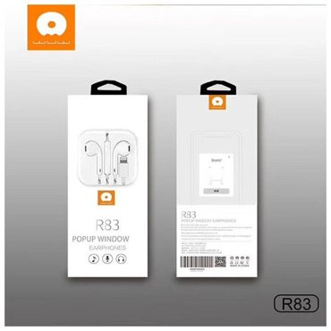 Наушникик проводные WUW-R83 Lightning port белые 540₽