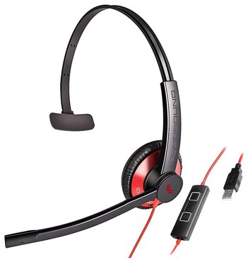 Профессиональные наушники ADDASOUND Epic 511 UC с микрофоном разъём USB-А Mono Моно ADD-EPIC-511-R 10990₽