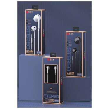 Проводные наушники с микрофоном LIDER PERFECT STEREO SZXГлубокий басHi-Fi STEREOКоннектор mini JACK 35ммБелый 276₽