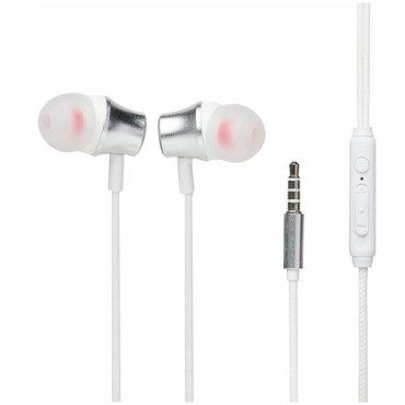 Проводные наушники с микрофоном внутриканальные SKYDOLPHIN SR03 35 Jack серебристые 1 шт 589₽