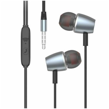Проводные наушники с микрофоном внутриканальные SKYDOLPHIN SR24 35 Jack серый 1 шт 409₽