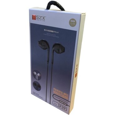 Проводные стерео наушники SZX SF09 белые 500₽