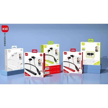 Спортивные наушники Bluetooth с микрофоном KIN KL-18 белый 962₽