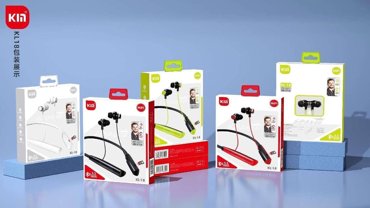 Спортивные наушники Bluetooth с микрофоном KIN KL-18 черный 884₽