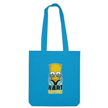 Сумка bart Simpsons симпсоны желтый наушники музыка голубой 550₽