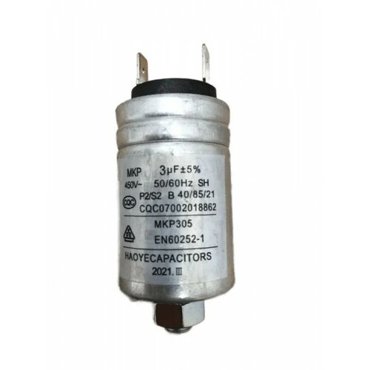 Конденсатор насоса для посудомоечной машины MKP-3UF 450VAC MKP305 830₽