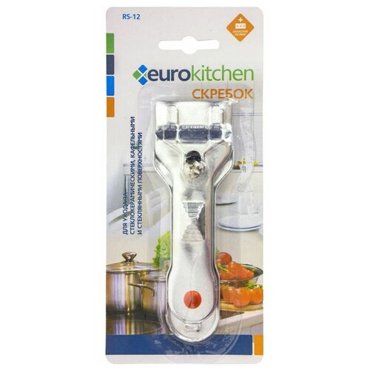 Скребок Eurokitchen для чистки стеклокерамики серебристый 504₽